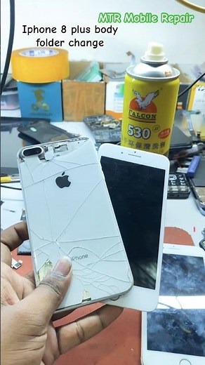 😱 iPhone 8 Plus Repair Like New Again – Folder & Back Repair Full Process!