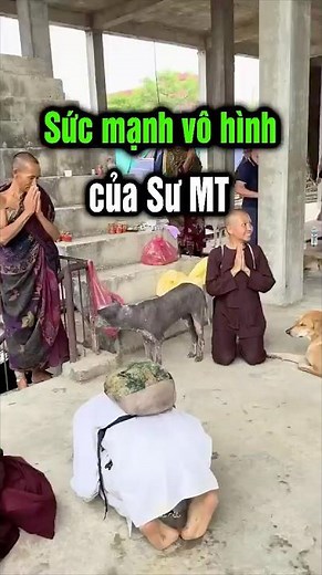 The Invisible Power of Monk Minh Tue: Standing in Deep Meditation Amidst the Storm #minhtue #sumi...