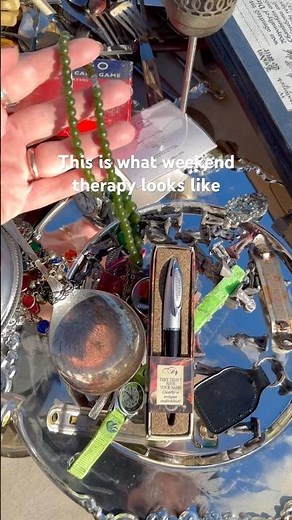 Car boot sale jewellery thrifting is my weekend therapy ♻️💍 #thriftwithme #thrifting #carbootsale