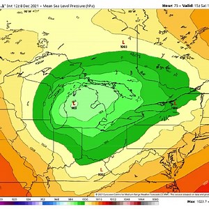 21K views · 105 reactions | ⚠️#BombCyclone this weekend? Latest ECMWF says we deepen 24mb in 24 hours Sat morning to Sun morning. -Blizzard conditions -High winds -Heavy rain -Severe storms #ILwx #WIwx #MIwx #OHwx | BAM Weather - BAMWX.com | Facebook