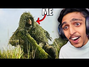 The Ultimate GHILLIE SUIT Sniping in Call of duty..!! 🔥