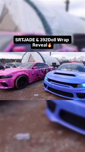 Jay’s Car Designs | North Carolina on Instagram: "Favorite Duo Came Crazy Back 2 Back!🔥📈 • EMAIL (link in bio) for Custom Inquiries - - Custom Hellcat And Scatpack Full Wrap📍 ー - let me bring your idea to life🦇 - Follow @jayscardesigns - -tags- #design #customwrap #hellcat #explore #jayscardesigns"