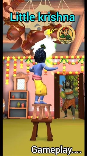 Little krishna Gameplay 🦚 || #littlekrishna #little
