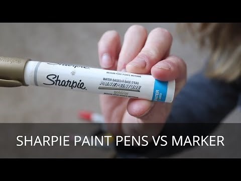 Sharpie Marker vs Oil-Based Paint Pen vs Water-Based Paint Pen | This or That DIY