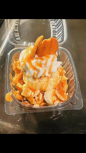 🍌✨ Introducing the Banana Pudding Waffle ✨🍌 I took a Southern classic and gave it that Sweet Lady twist— A golden waffle layered with silky banana pudding. It’s rich, nostalgic, and unapologetically indulgent. Every bite feels like home. 📍 Available now at Pergenia’s Bakery #WhitevilleNC #explorepage #GoodFoodGoodVibe #yummyfood #bananapudding | Pergenia’s