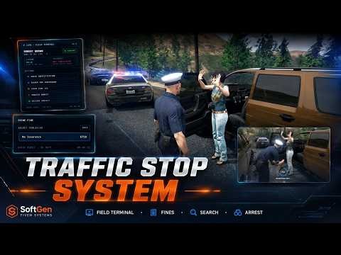 SG PoliceTrafficStop | FiveM NPC Traffic Stop Script | Police Field Terminal
