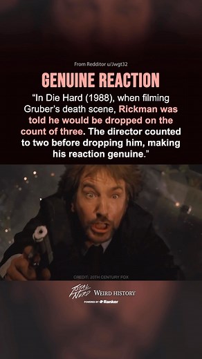 106K views · 5.7K reactions | Alan Rickman had a genuine reaction in this moment  Check out @totalnerd_ and @weird_history for more nostalgic movie content.  #alanrickman #hansgruber #diehard #movies #filmnerd #movienerd #moviefacts #moviefan #harrypotter #severussnape | Total Nerd | Facebook