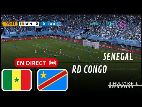SENEGAL 1-1 RD CONGO RÉSUMÉ 🇸🇳🇨🇩 | Coupe d'Afrique des Nations Maroc 2025 | Simulation de jeu vidéo