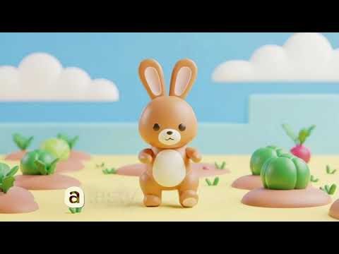 Quick Quick Quick! 🐰 Little Rabbit – Cute Kids Animation Song