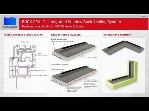 Learn about our new window designed for ICF Insulated Concrete Form !