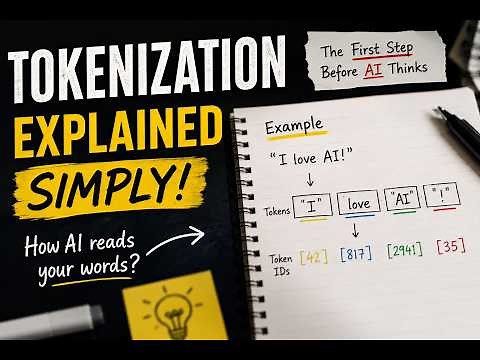 What Does AI Actually See? Tokenization Explained #aitutorial #tokenization