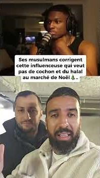 Her French Muslim friends correct Maeva Ghennam 👏 #france #christmas #christian #christians