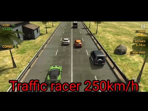 Traffic racer 250kmh gameplay game mod apk