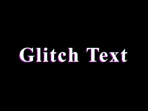 How to Create a Glitch Text Effect Using Only HTML & CSS | No JavaScript Needed!