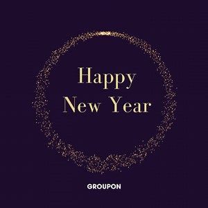 A new year means a new chapter. 12 months ahead full of opportunities, adventures and quality time. 🎇 Thank you for a wonderful 2023 at our side and a happy new year 2024.💚 | Groupon