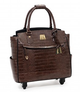 Rolling Briefcase Bag for Business Women With Wheels and Laptop Bag - Etsy UK