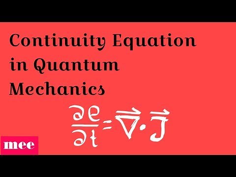 Prove Continuity Equation in Quantum Mechanics