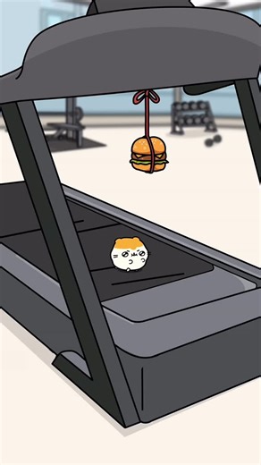 Hamiboom on Instagram: "hami workout method: burn calorie, eat burger reward, gain all calorie back and more🐹🧠 #hamiboom"