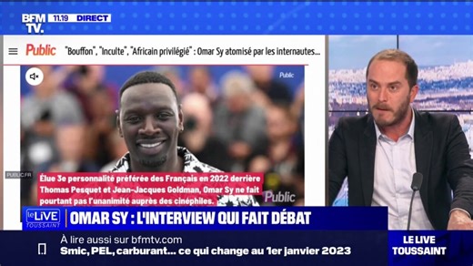 Une interview d'Omar Sy provoque la colère de certains internautes