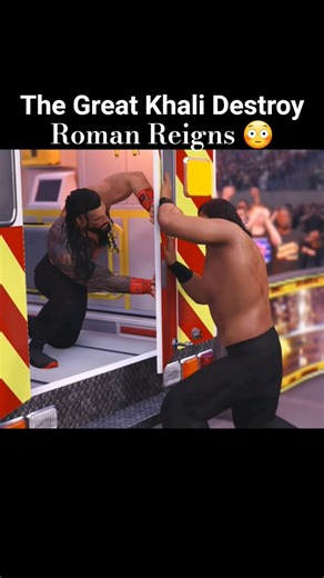 Roman Reigns VS The Great Khali Fight Gameplay