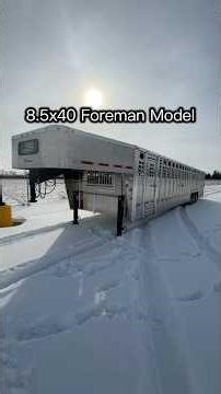 This livestock trailer is a beast, check out how we beefed it up #farmer #livestock #cattle #wilson