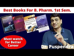 Best Books to read for B. Pharm. 1st Semester | Reference Books and Text Books