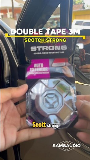 Double Tape 3M Scotch Strong Auduo Exterior #reviewer #doubeltape3M