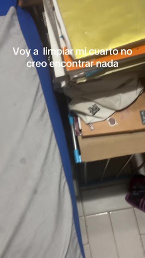 Voy a limpiar mi cuarto — no creo encontrar nada