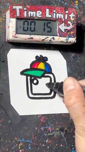 【ASMR】Drawing Mr. Fun Computer in 40 Sec