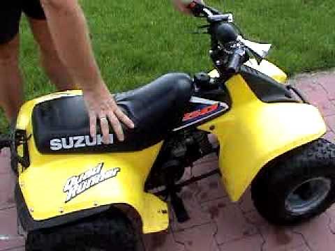 Suzuki LT 50 Quad Runner cold start tutorial