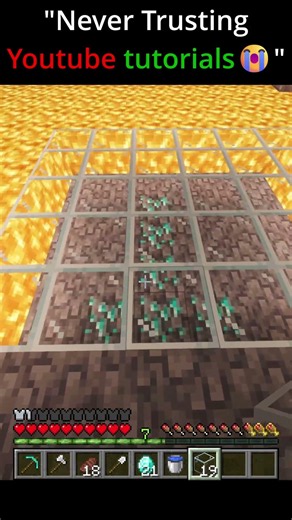 Pov : You follow Minecraft Shorts Tutorials