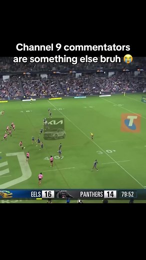 Only on Channel 9 bruh 😭 #nrl #fyp