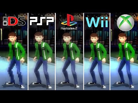 Ben 10 Alien Force Vilgax Attacks (2009) NDS vs PSP vs PS2 vs Wii vs Xbox 360 (Which one is better!)