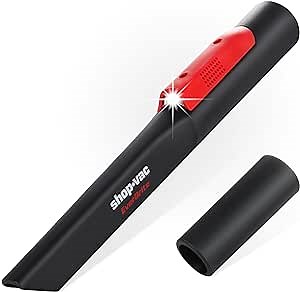 Shop-Vac Crevice Tool Kit with LED Light, 1-1/2" Air Driven Glowing Nozzle for AC Wet Dry Shop Vacuum, No Battery Required & Never Die, 1-3/8" Adaptor Included, 2 Pieces