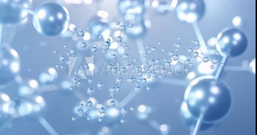 Tacrolimus, rotating 3D model of immunosuppressive agents, seamless looped video, molecular structure with selective focus