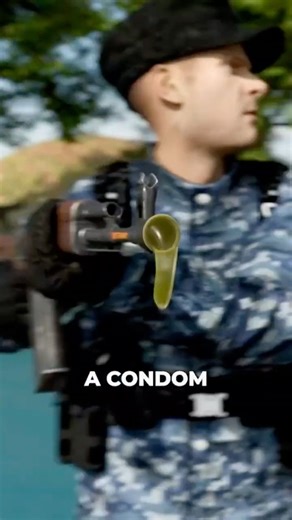 Why soldier use condom on his rifle…😳