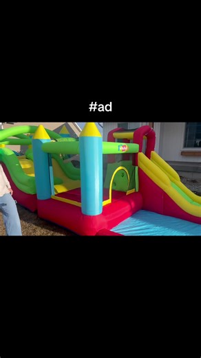 Coolest bounce house! #fun #ad @AKEYDIY