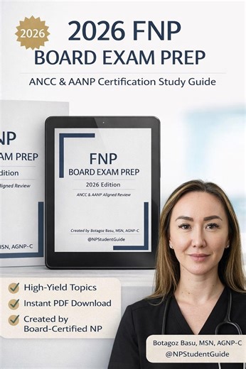 2026 FNP Board Exam Study Guide, AANP ANCC Prep - Etsy