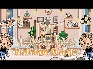 Aesthetic Twins Bedroom Design🌿 | Toca Life World