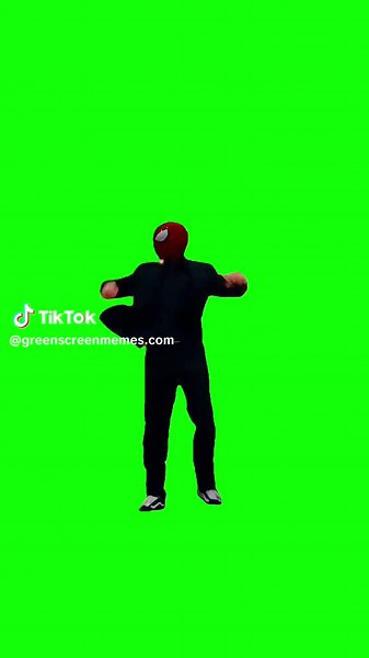 Spider-Man Dancing Meme Green Screen Fun