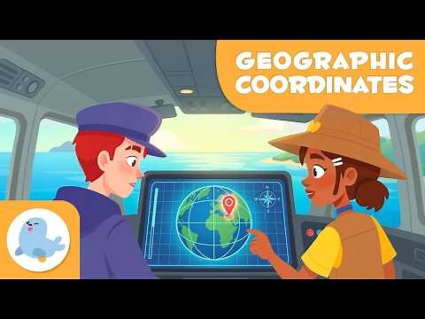 GEOGRAPHIC COORDINATES for Kids 🌍🧭 Latitude and Longitude