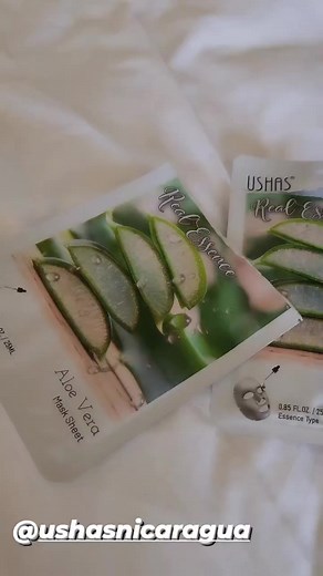 1.5K views · 19 reactions |  USHAS ALOE FACIAL MASK. Promueve la...