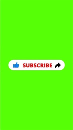 Subscribe Button Animation on green screen, Like and share Animation.