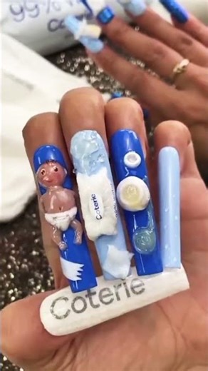 30 Seconds Cute Nail Art 💕 Easy & Quick Tutorial #shorts #DIYNails #NailArt #QuickNailDesign