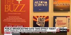 Funding cuts officially implemented for NPR, PBS and Arizona Public Media