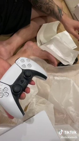 After weeks of following that live tracker, we got our hands on one! #ps5console #ps5unboxing #ps5bundle #playstation5 #stickietech