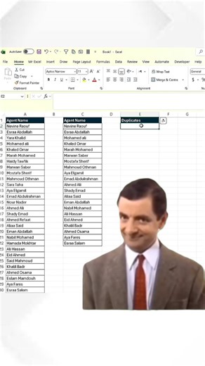 Mahmoud Osman on Instagram‎: "compare two columns in excel Compare data in Excel مقارنة بين عمودين في الاكسيل اسرع طريقة للمقارنة بين الأعمدة في الاكسيل . . . #Excel #data #compare #fyp #viral"‎