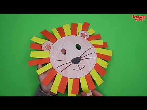 Lion mask - Easy craft for kids