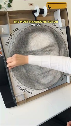 The most handsome actor? 🤔 Let me *string* you along… 😏 #RingString