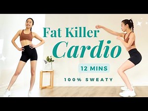 12min Full Body CARDIO🔥 | 100% Burn Calories & Happy Mood 🤩 (Beginner/Intermediate✅)
